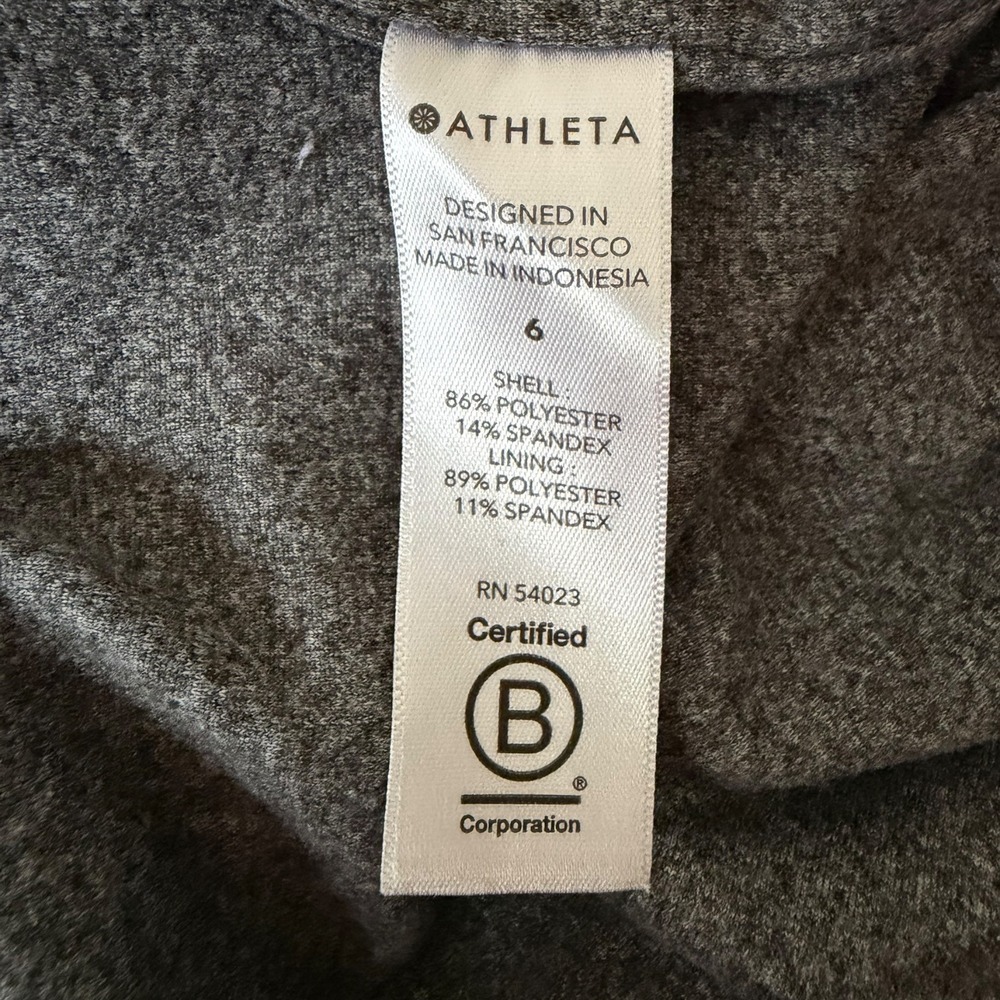 ATHLETA Brooklyn Lined Jogger Pants Black 631612 Women's Size 6 Commute Travel - Picture 8 of 9